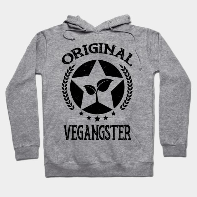 Original Vegangster Hoodie by MZeeDesigns